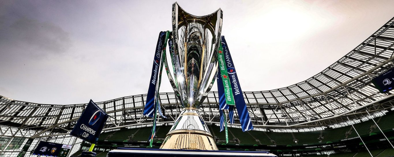 The Heineken Champions Cup trophy