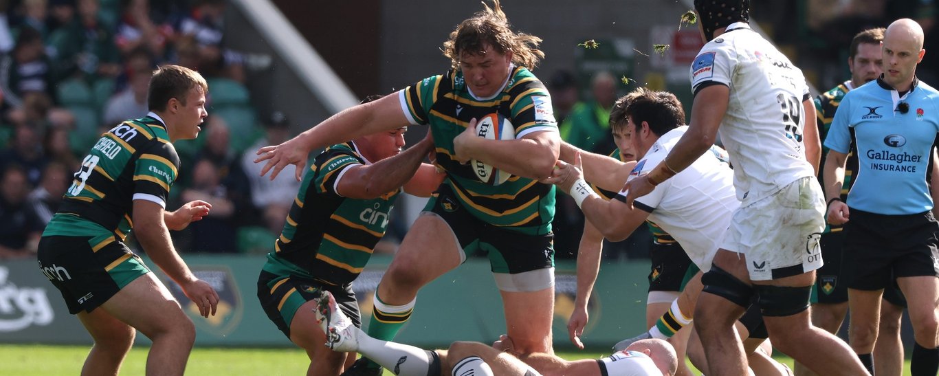 JJ Van Der Mescht of Northampton Saints