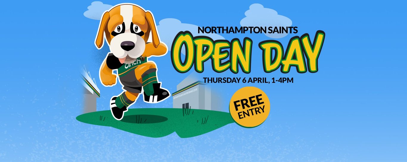 Northampton Saints are hosting an Open Day in April.