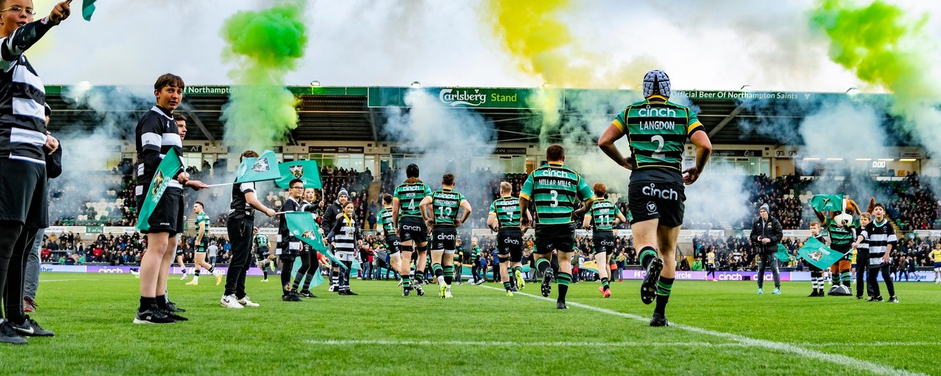 cinch Stadium at Franklin’s Gardens, home of Northampton Saints