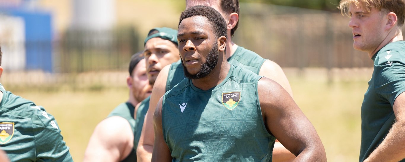 Emmanuel Iyogun of Northampton Saints