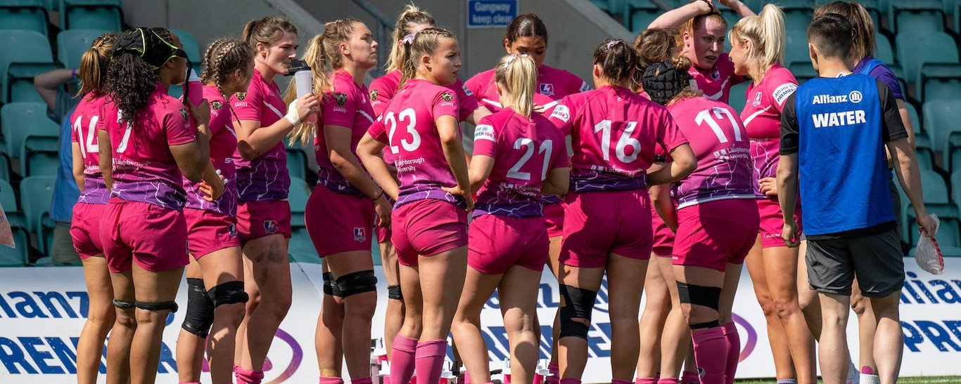Loughborough Lightning during their match with Saracens in June 2023