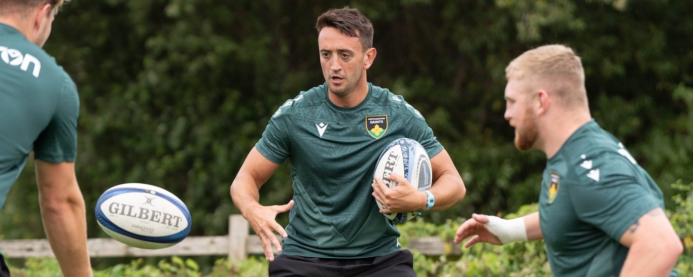 Northampton Saints’ Alex Mitchell during the 2024/25 season.