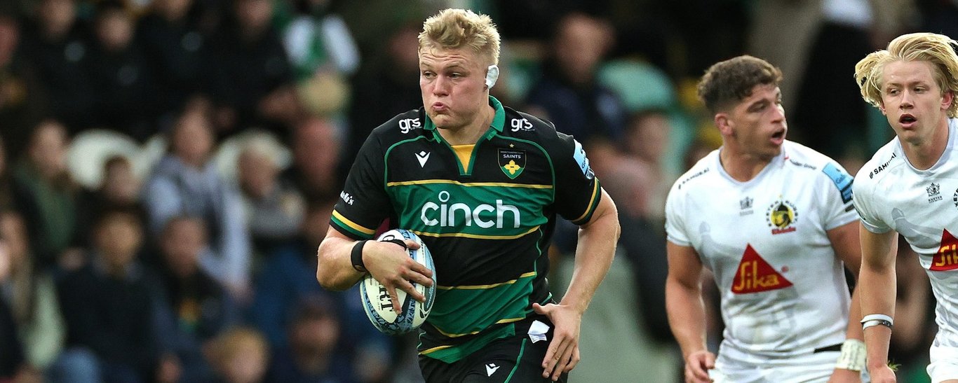 Northampton Saints’ Tom Pearson during the 2024/25 season.