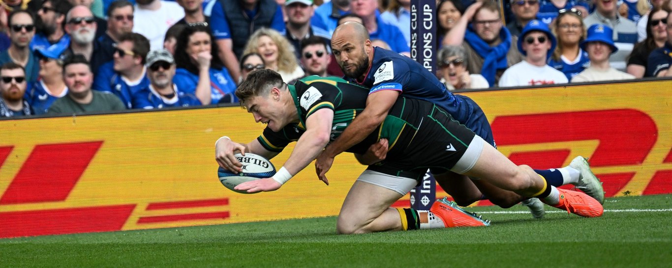 Tommy Freeman of Northampton Saints