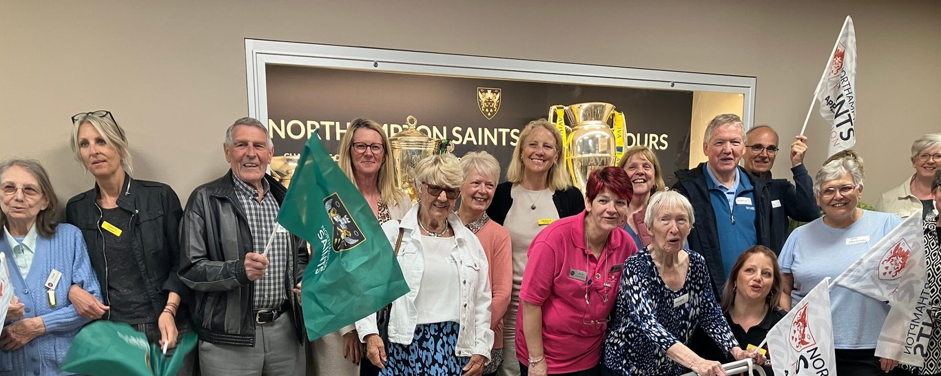 Northampton Saints Foundation’s Memory Cafe to continue thanks to CareTech Foundation donation