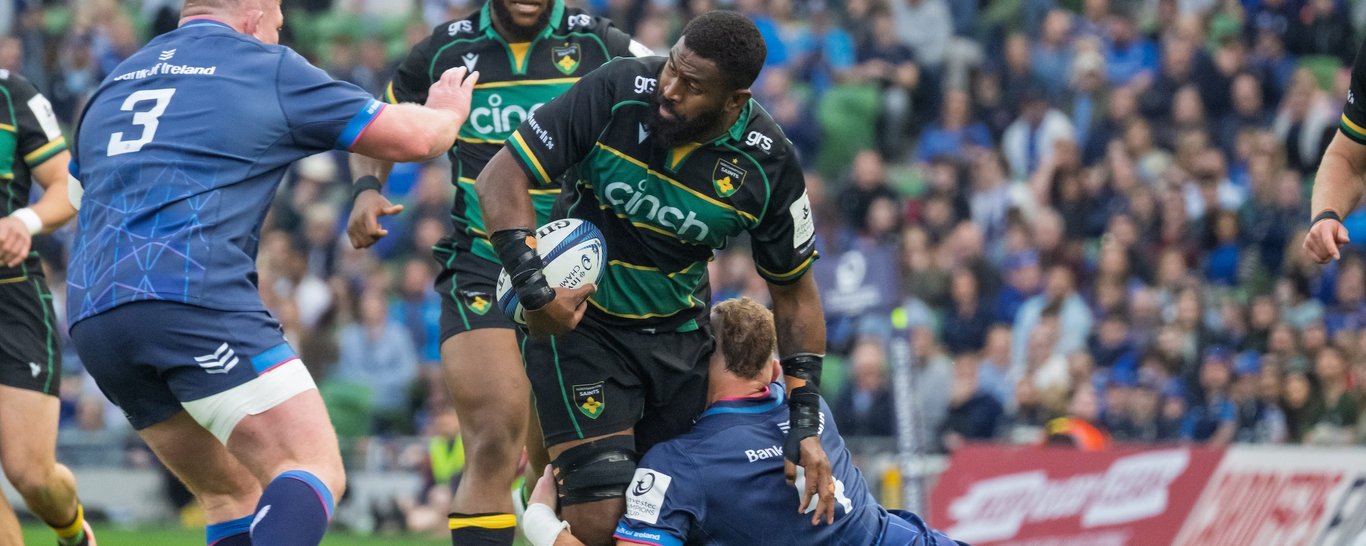 Temo Mayanavanua of Northampton Saints