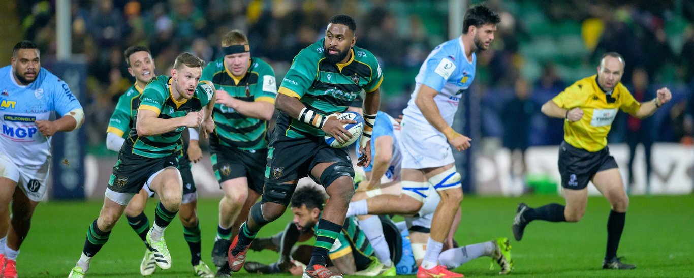 Temo Mayanavanua of Northampton Saints