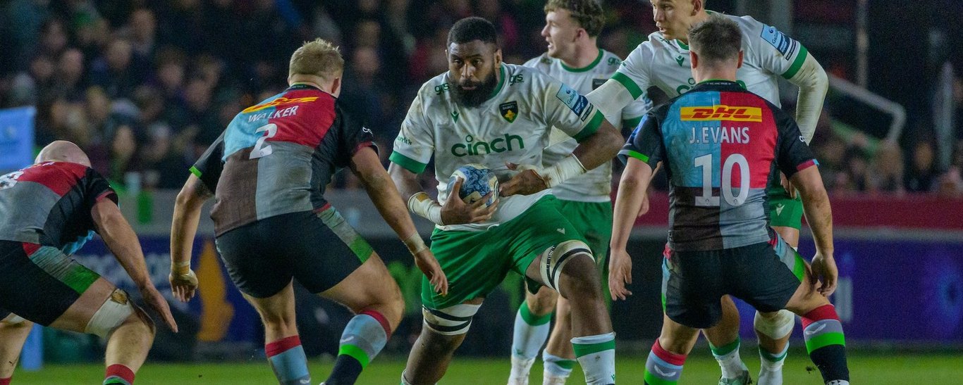 Temo Mayanavanua of Northampton Saints