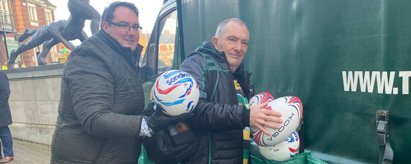 TP Big Christmas Toy Collection is being held in partnership with Northampton Saints.