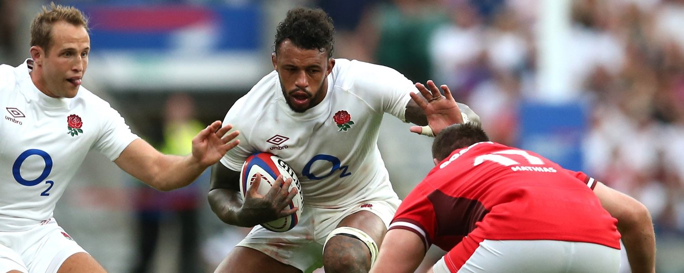 Courtney Lawes of Northampton Saints plays for England.