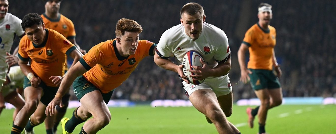 Ollie Sleightholme of Northampton Saints