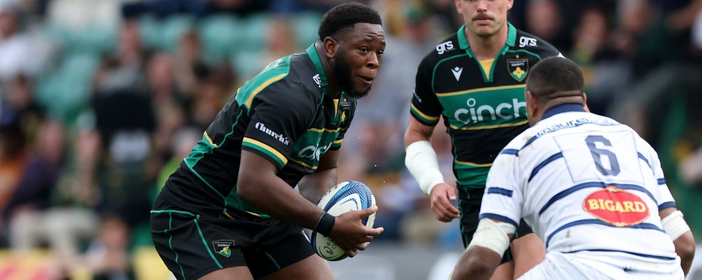 Emmanuel Iyogun of Northampton Saints