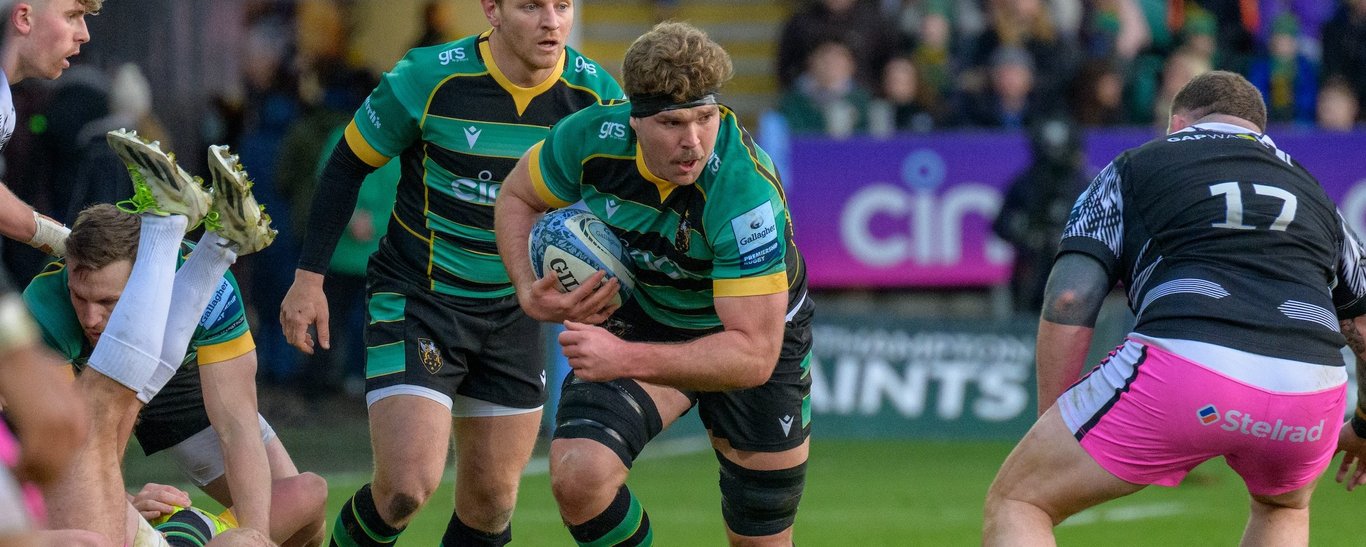 Angus Scott-Young of Northampton Saints