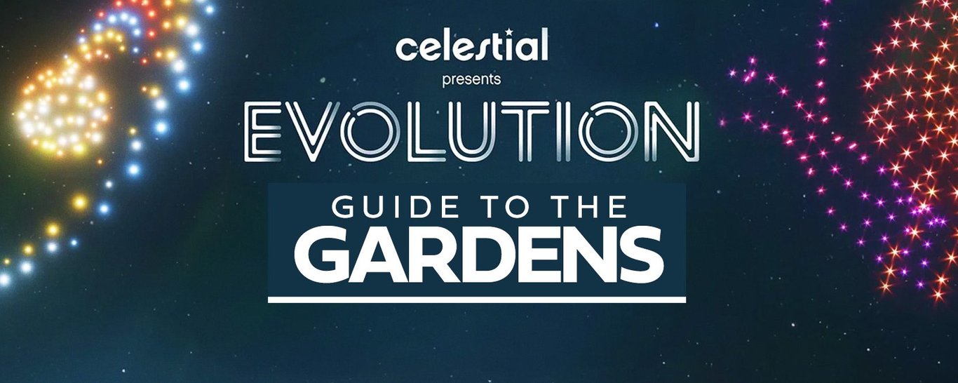 Guide to the Gardens | ‘Evolution’ – The Light Drone Show