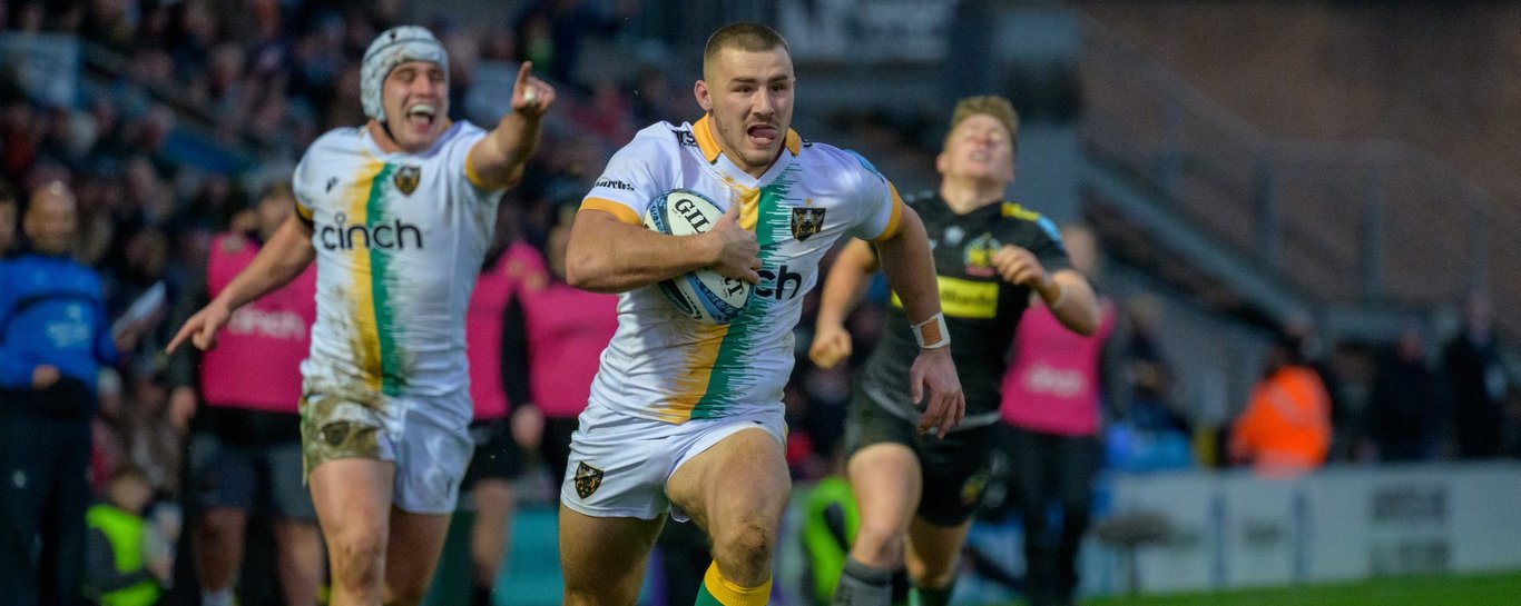 Ollie Sleightholme of Northampton Saints