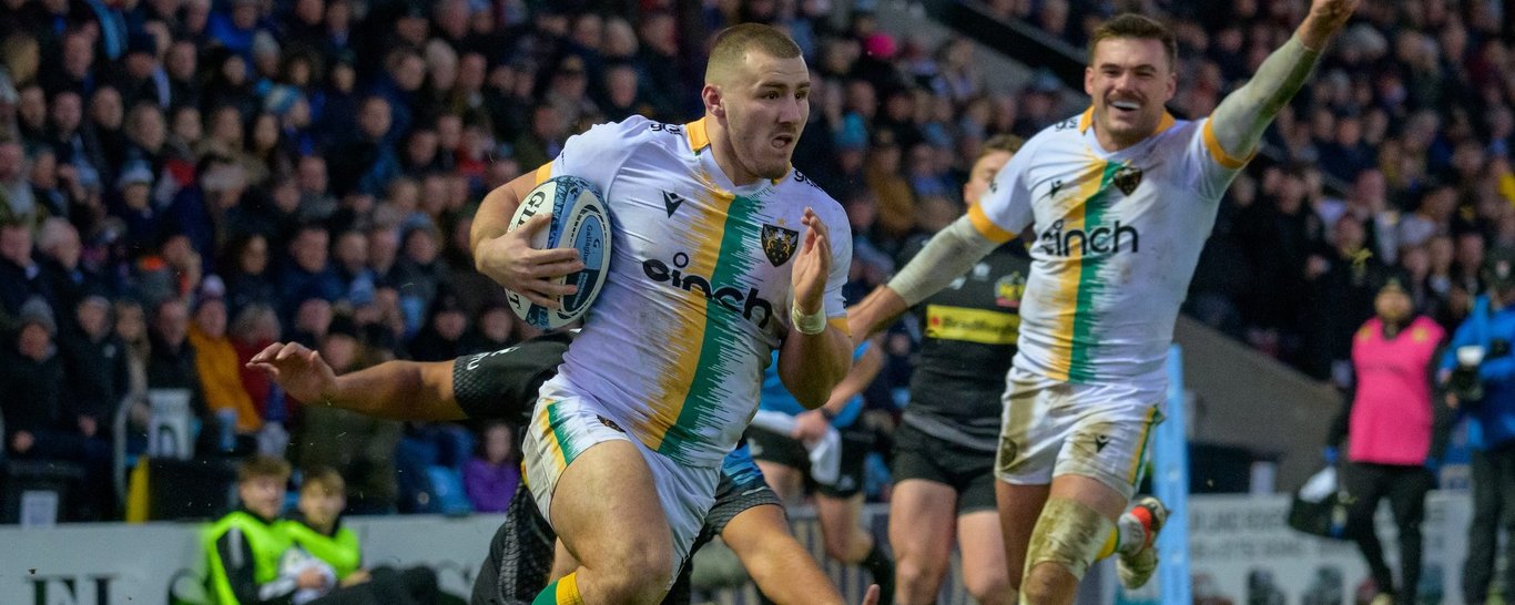 Ollie Sleightholme of Northampton Saints