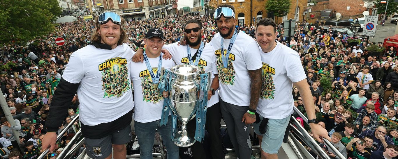 Northampton Saints victory parade