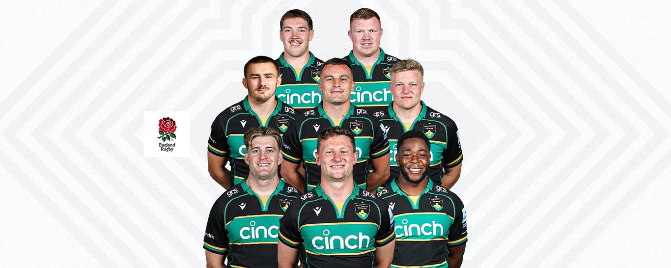 Eight Northampton Saints players named in England’s training squad.