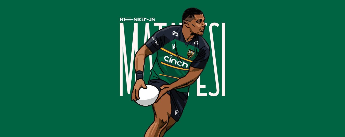 Joel Matavesi has signed a new deal to remain at Northampton Saints.