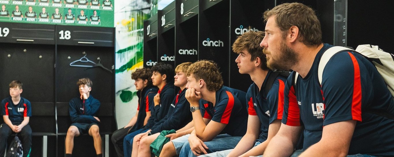 The LDP group visited Saints at cinch Stadium at Franklin’s Gardens