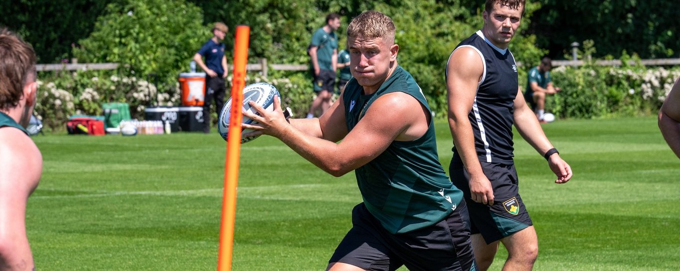 Nathan Langdon of Northampton Saints