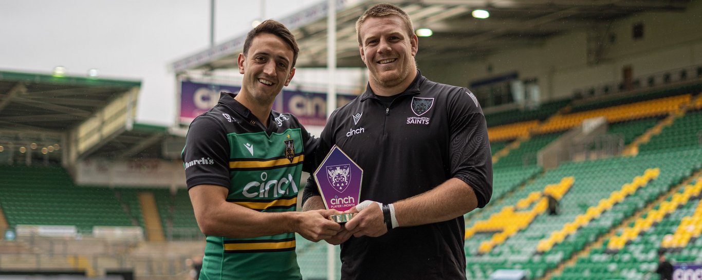 Alex Mitchell has been named Northampton Saints' cinch Player of the Month for September.