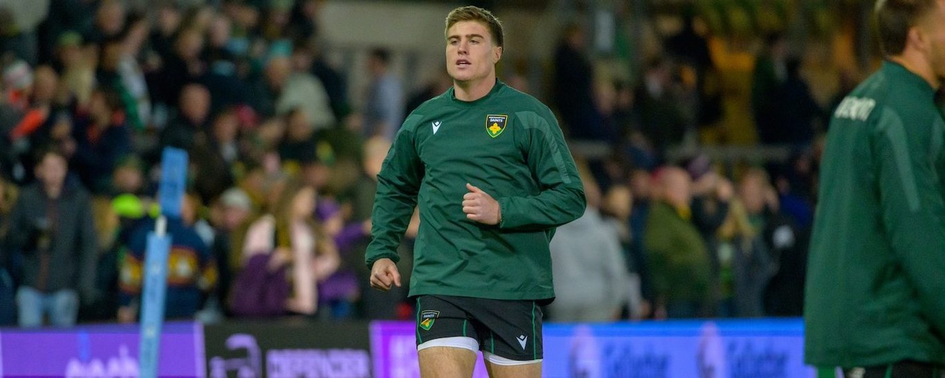 Tommy Freeman of Northampton Saints