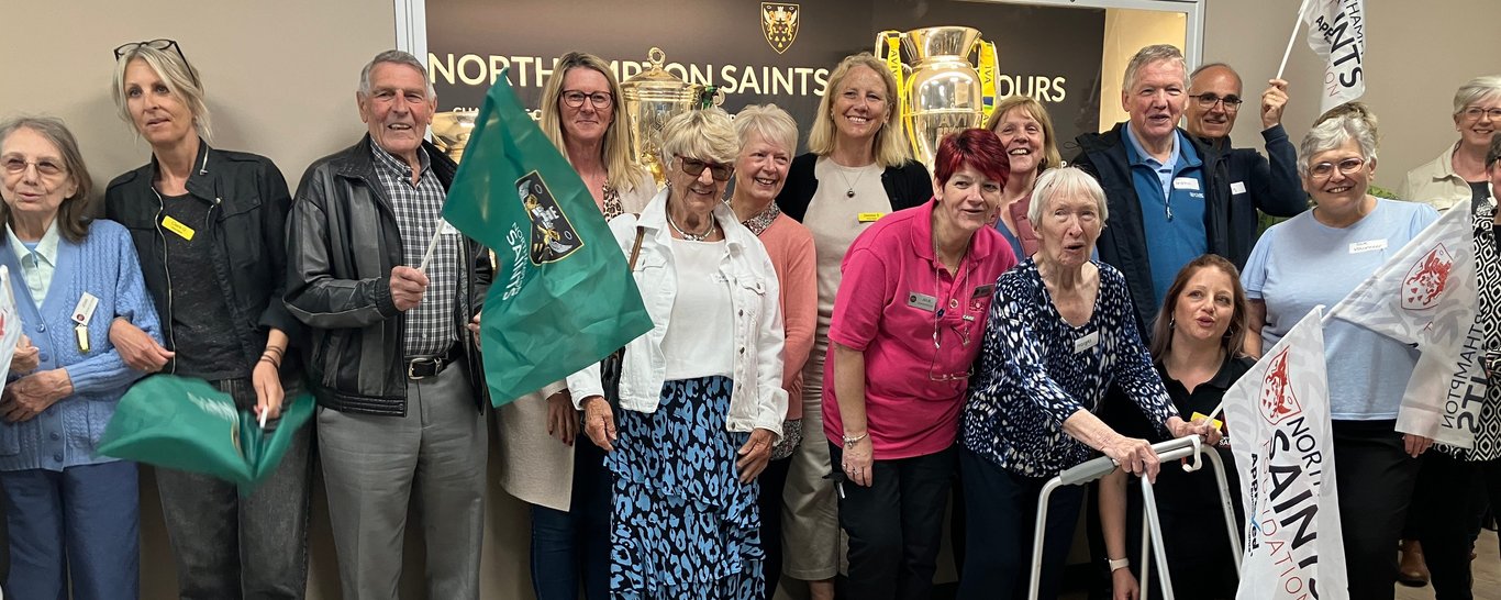 Northampton Saints Foundation’s Memory Cafe to continue thanks to CareTech Foundation donation