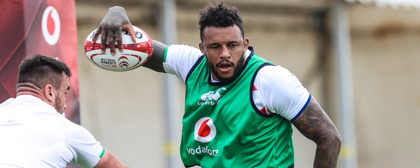 Courtney Lawes trains for the British & Irish Lions