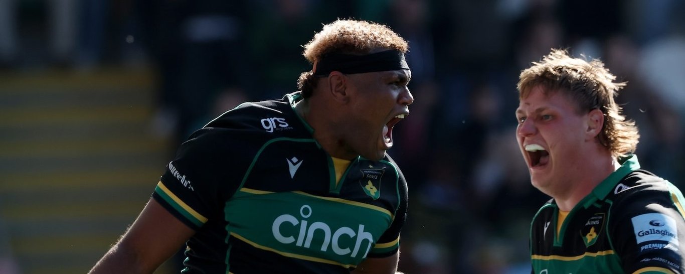 Tarek Haffar of Northampton Saints.
