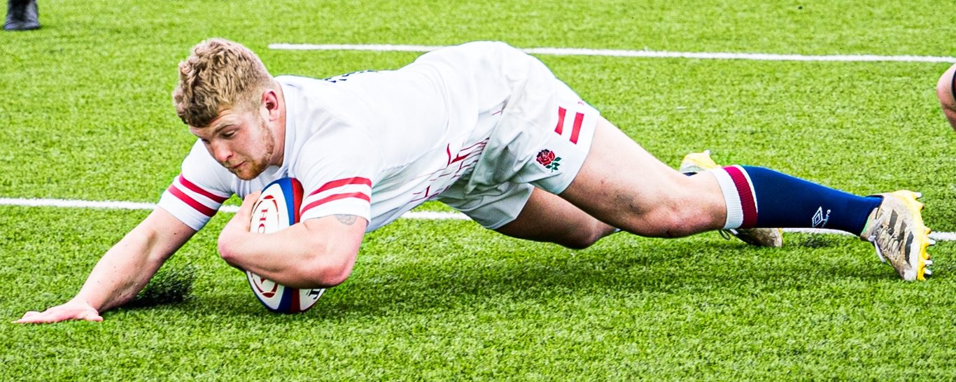 Northampton Saints’ Craig Wright features for England Under-18s.