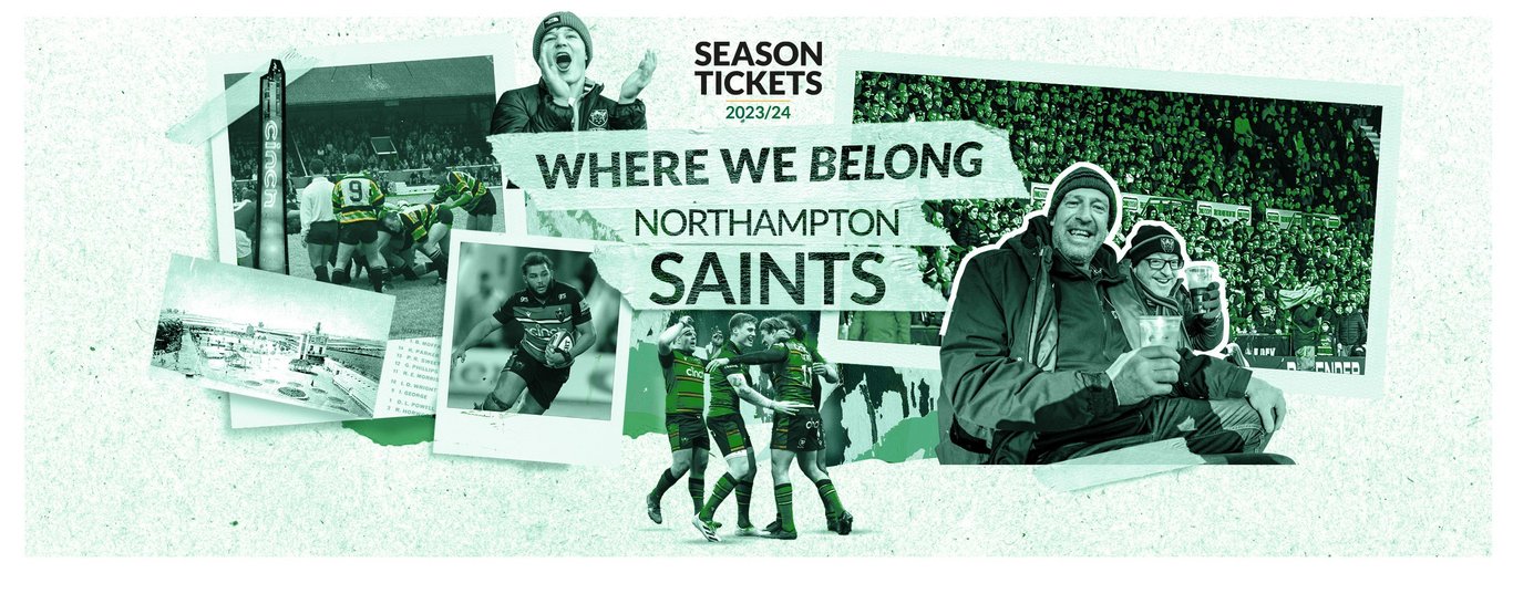 Northampton Saints Season Ticket on sale now for 2023/24!