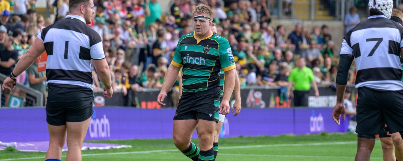 Northampton Saints' Paul Hill during the 2023/24 season