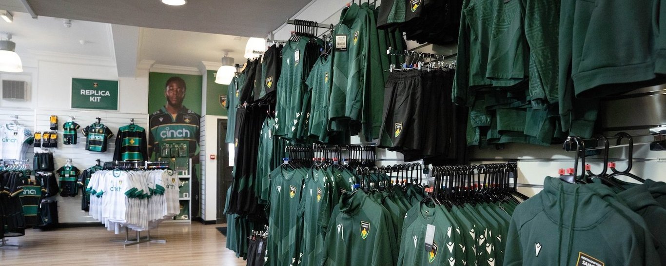 The Saints Store at cinch Stadium at Franklin’s Gardens