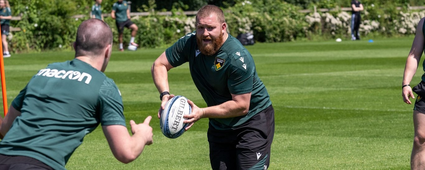 Northampton Saints’ Tom West during the 2024/25 season.