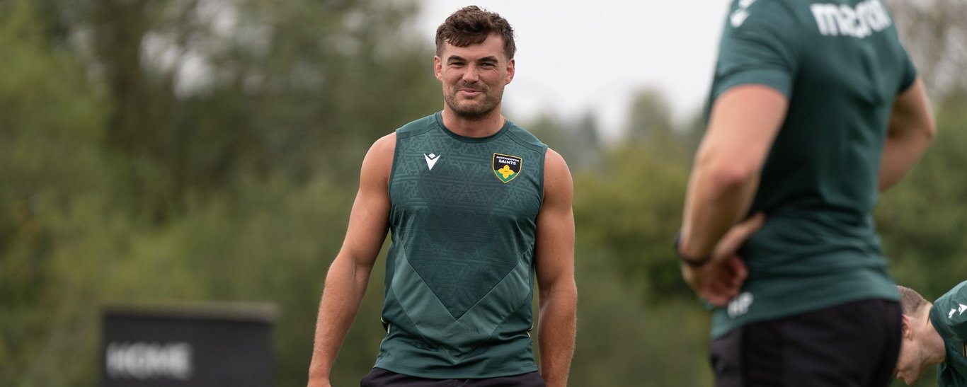 Northampton Saints’ George Furbank during the 2024/25 season.