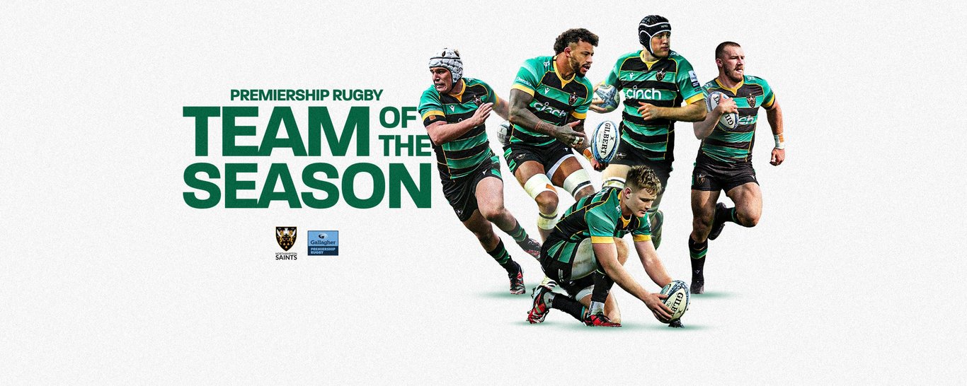 Five Saints named in Premiership Rugby Team of the Season 2023/24