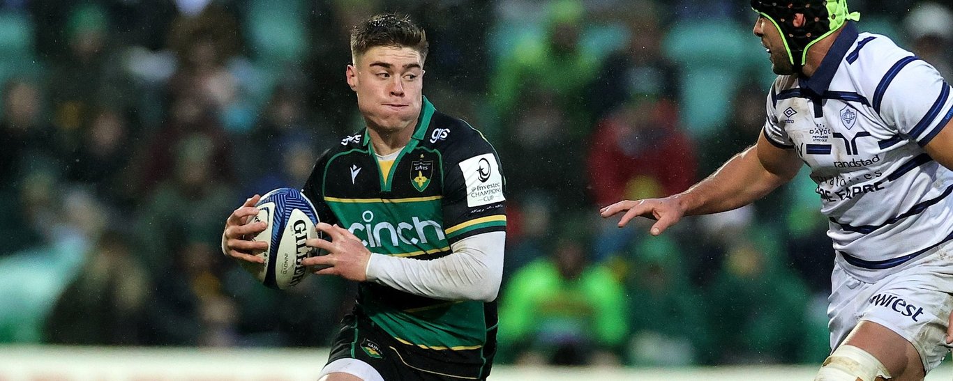 Tommy Freeman of Northampton Saints