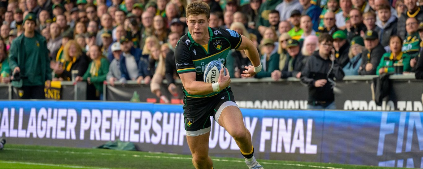 Northampton Saints’ Tommy Freeman during the 2024/25 season.