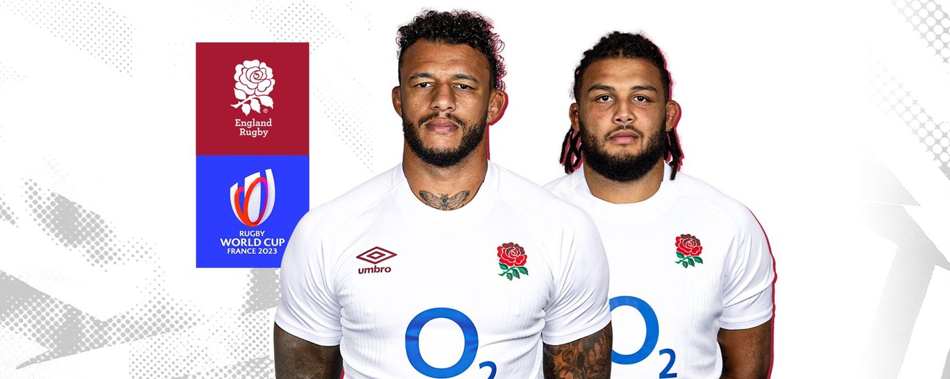 Lewis Ludlam and Courtney Lawes
