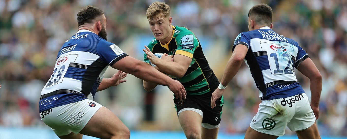 Fin Smith of Northampton Saints