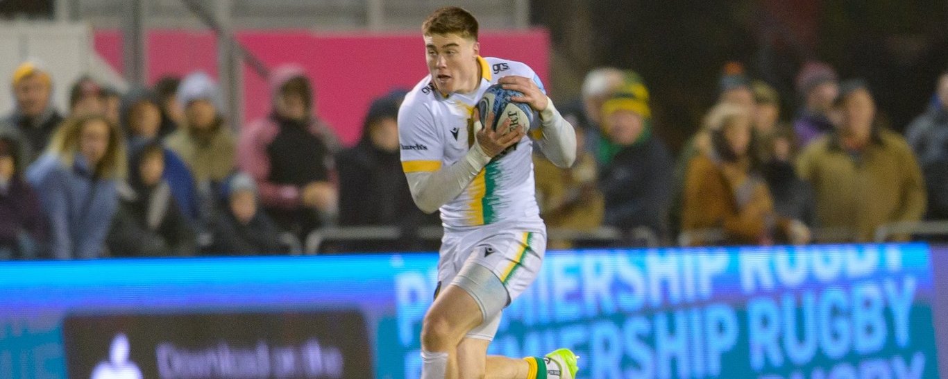 Tommy Freeman of Northampton Saints