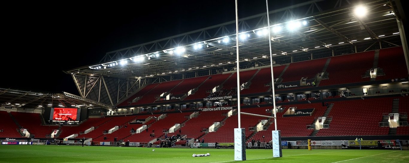 Ashton Gate, home of Bristol Bears.