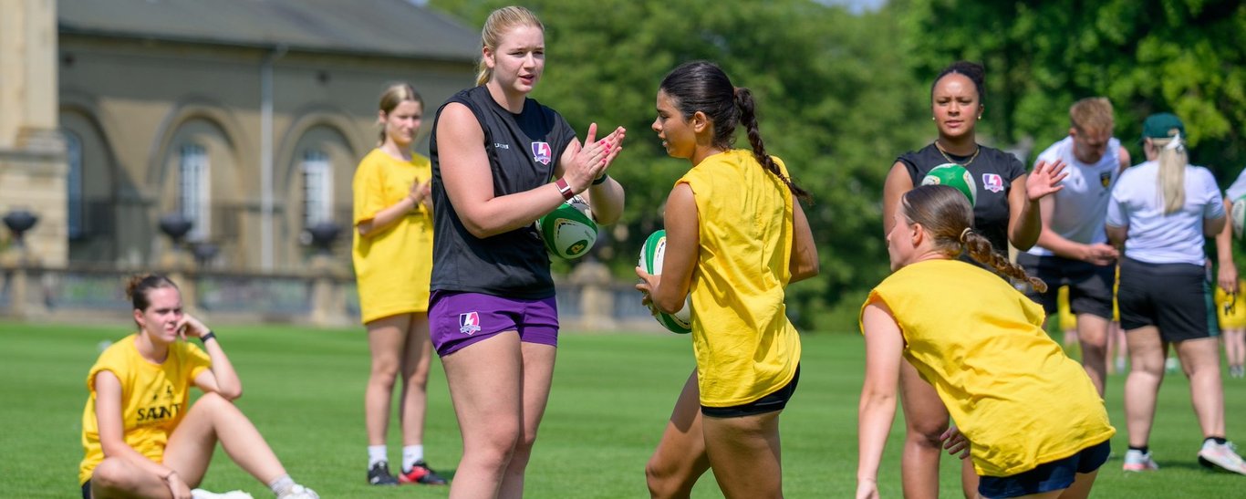 Northampton Saints and Loughborough Lightning Community residential camps at Stowe School.