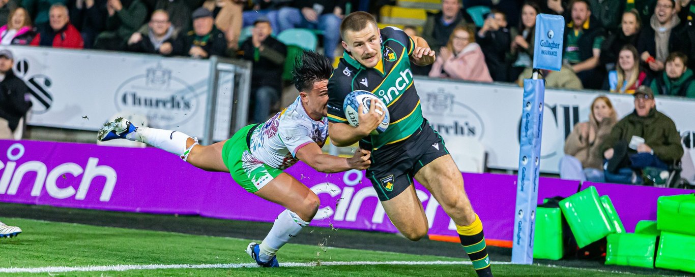 Ollie Sleightholme scores against Harlequins