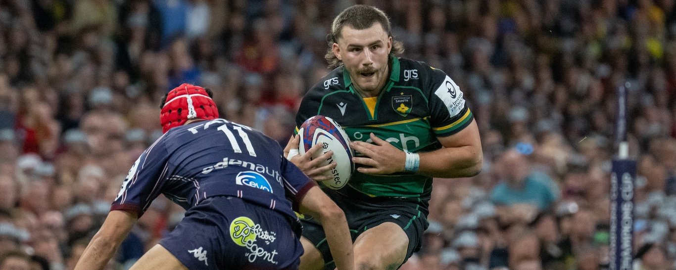 Ollie Sleightholme of Northampton Saints