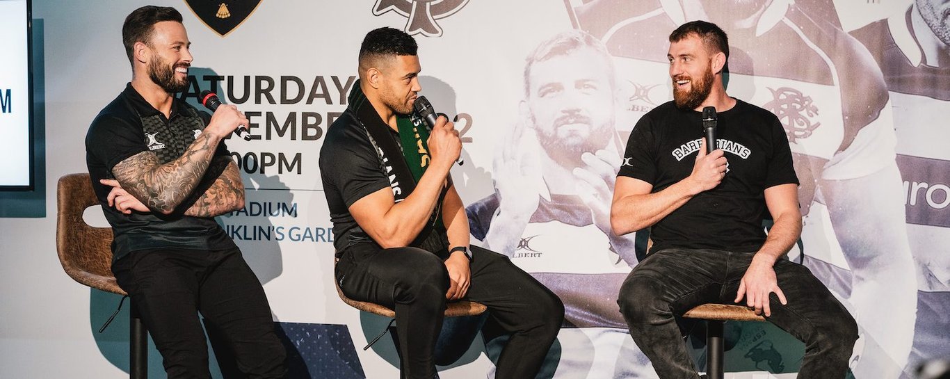 The Barbarians luncheon at Franklin’s Gardens