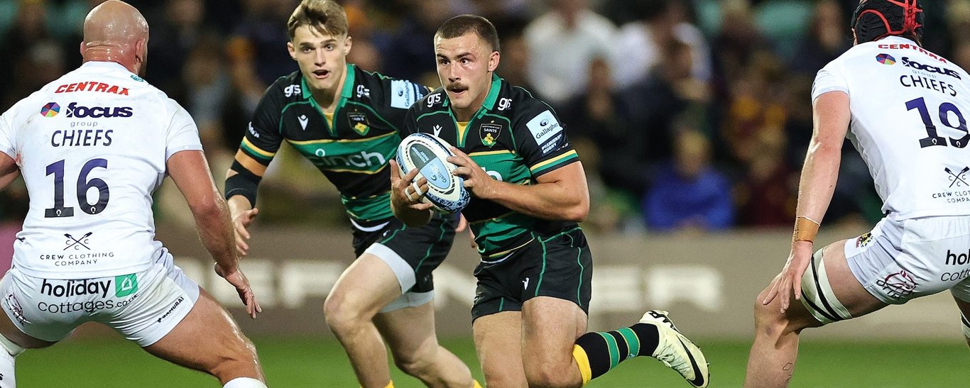 Ollie Sleightholme of Northampton Saints