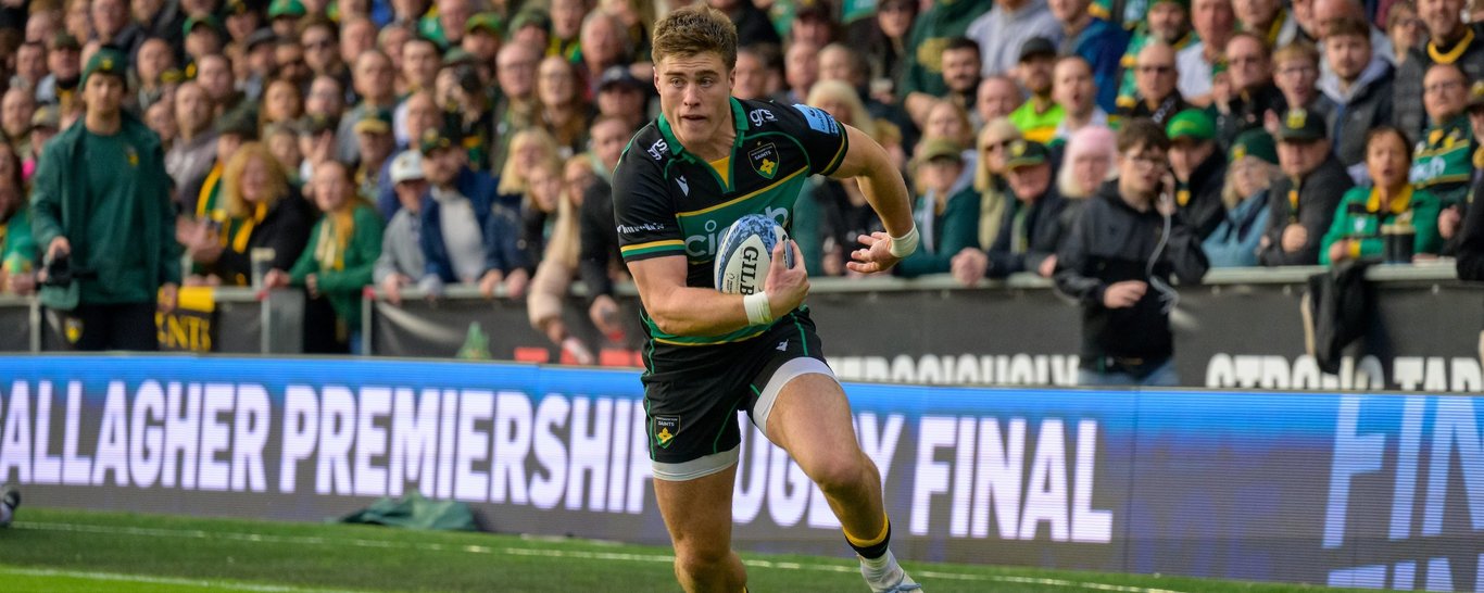 Northampton Saints’ Tommy Freeman during the 2024/25 season.